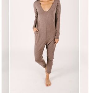 Smash & Tess Friday Romper in Chai Latte